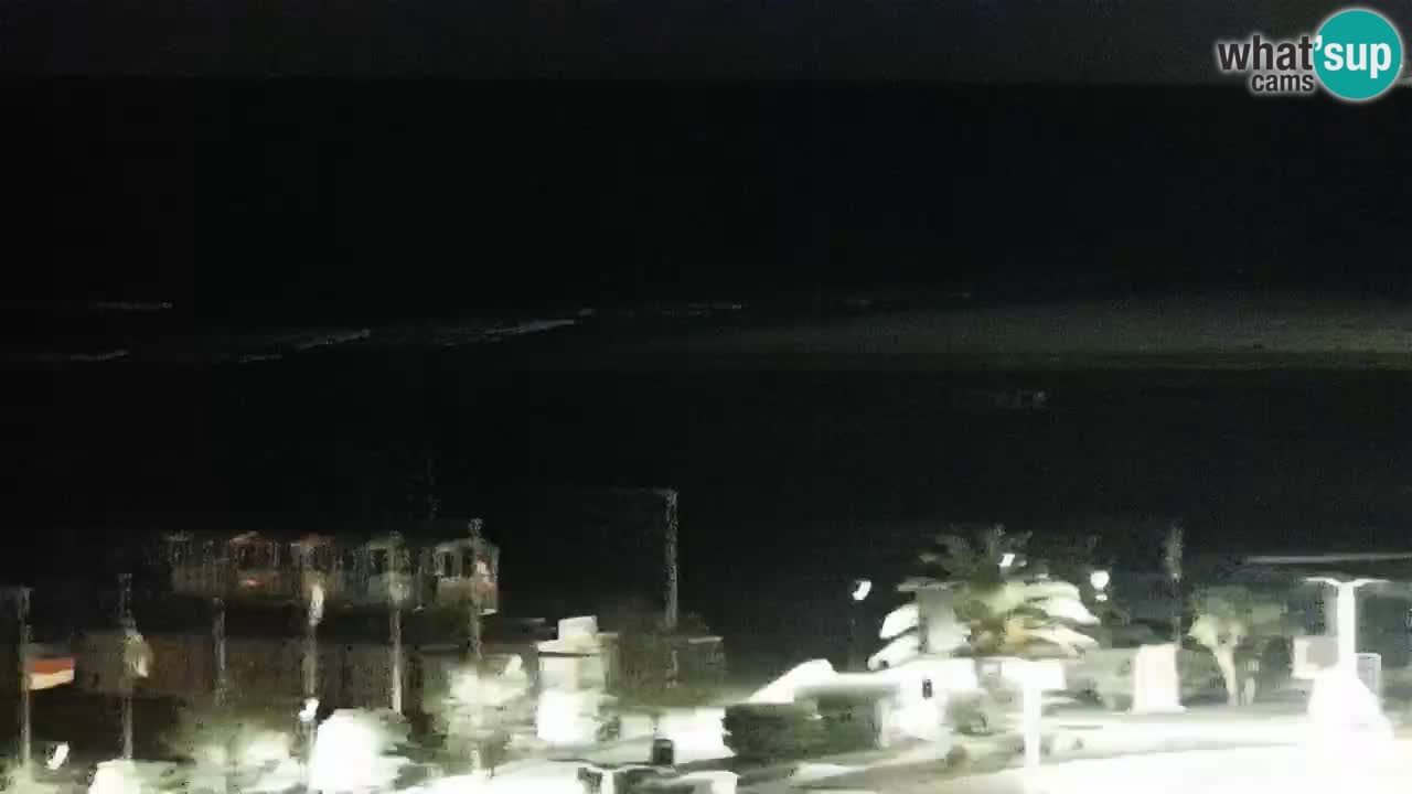 La spiaggia di Bibione webcam live e piazzale Zenit