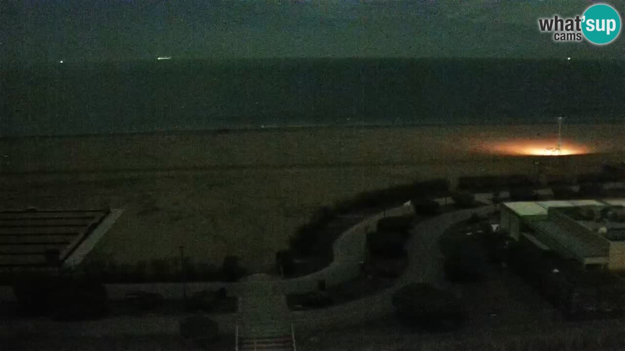 The beach of Bibione webcam – Italy