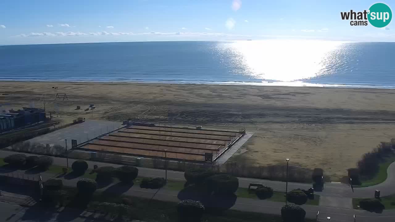 Plaža Bibione Spletna kamera – Italija
