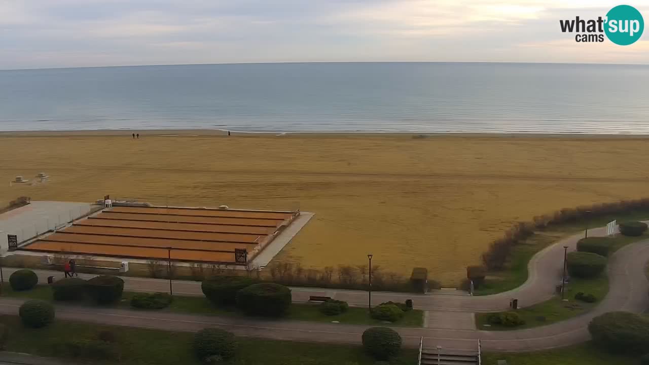 La camera en vivo de la playa de Bibione – Italia