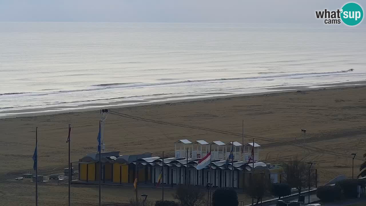 La spiaggia di Bibione webcam live e piazzale Zenit