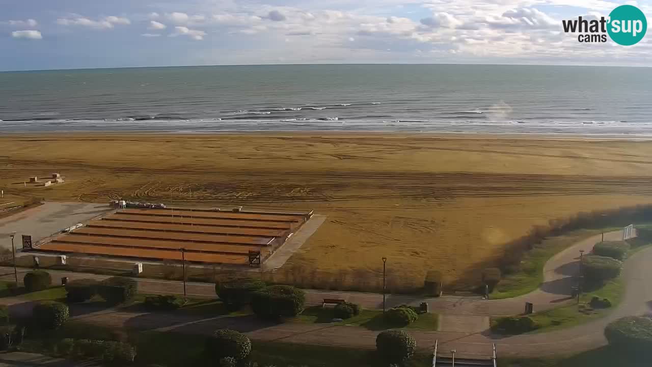 La camera en vivo de la playa de Bibione – Italia