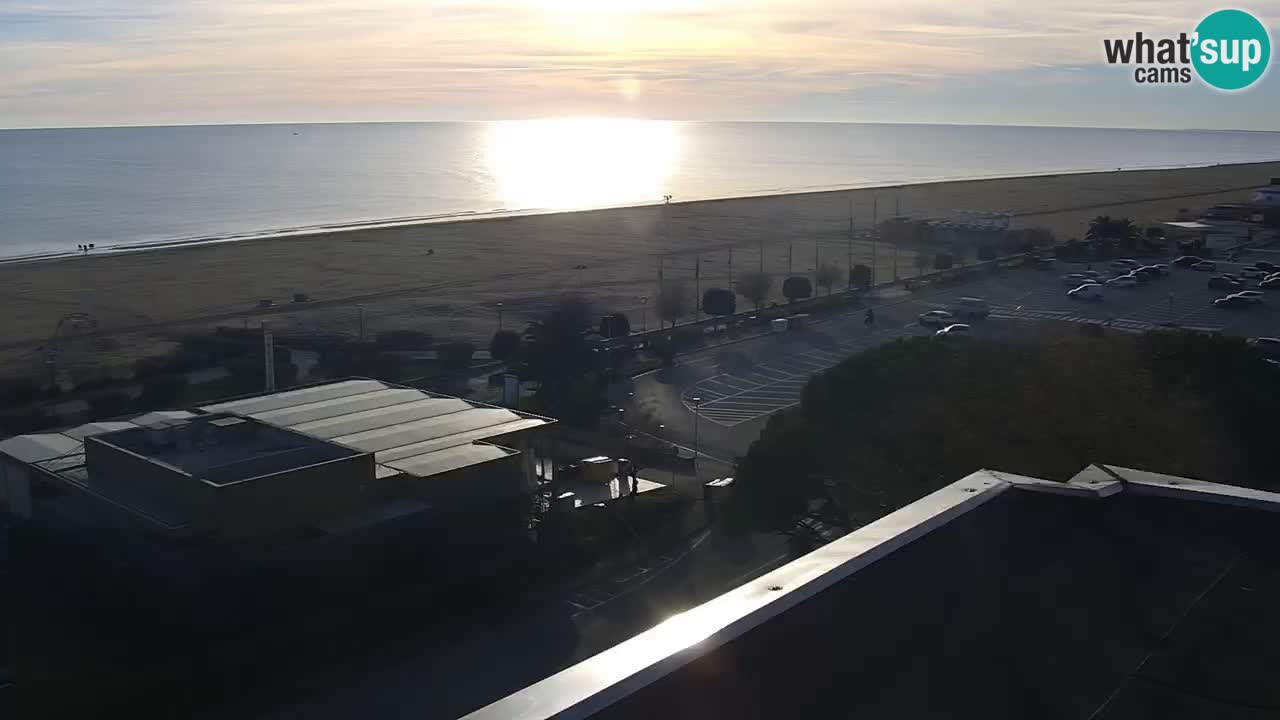 The beach of Bibione webcam – Italy