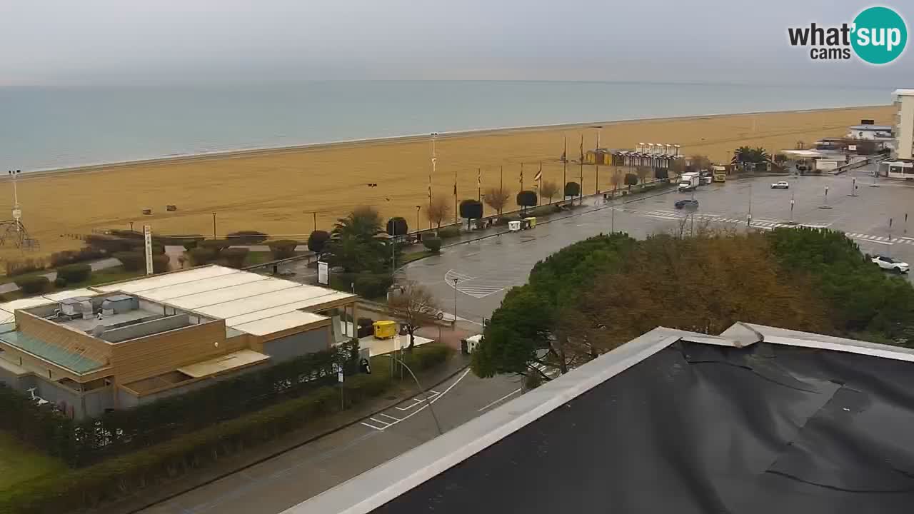 The beach of Bibione webcam – Italy