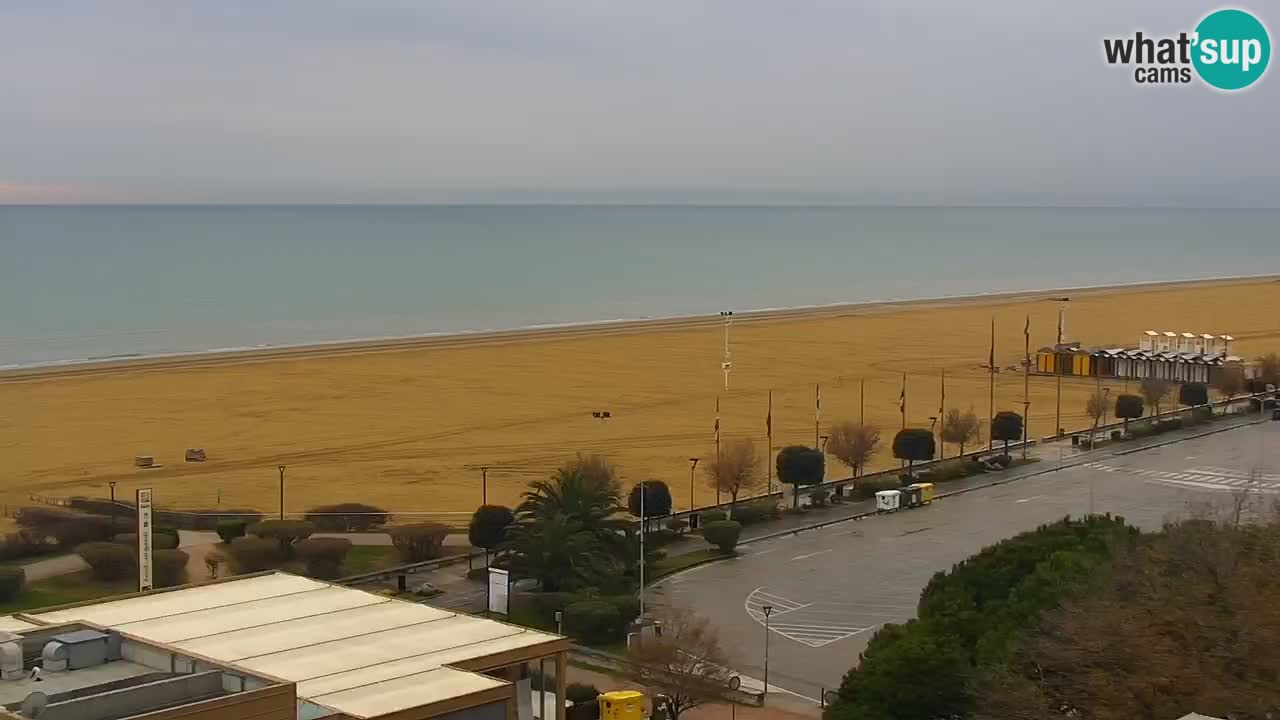 The beach of Bibione webcam – Italy