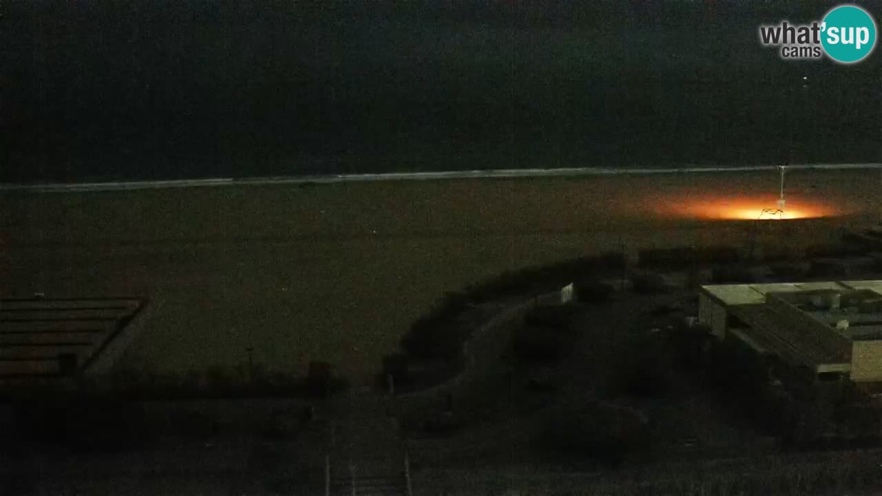 La spiaggia di Bibione webcam live e piazzale Zenit