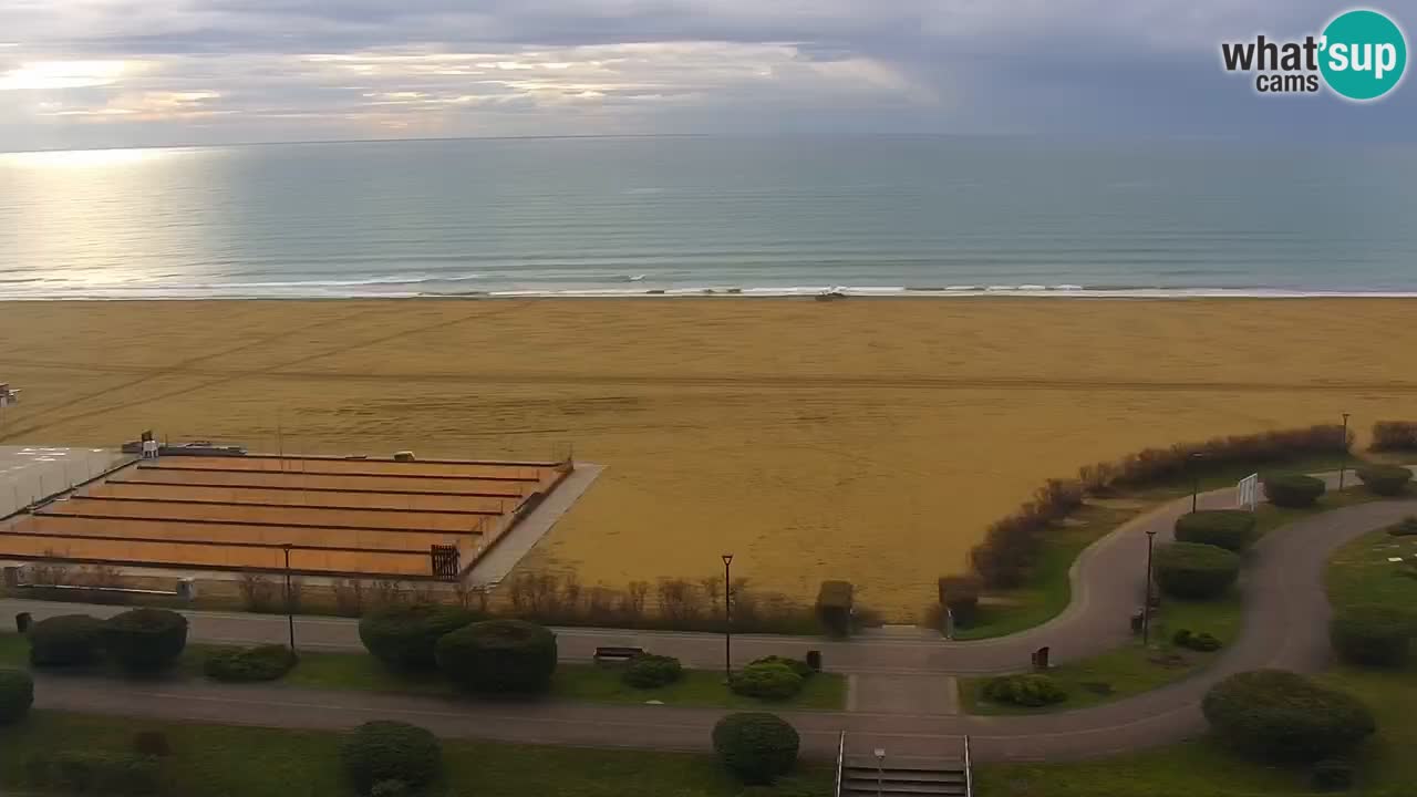 La camera en vivo de la playa de Bibione – Italia