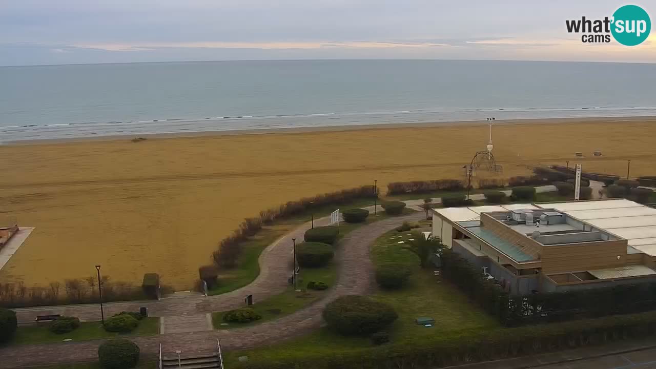 The beach of Bibione webcam – Italy
