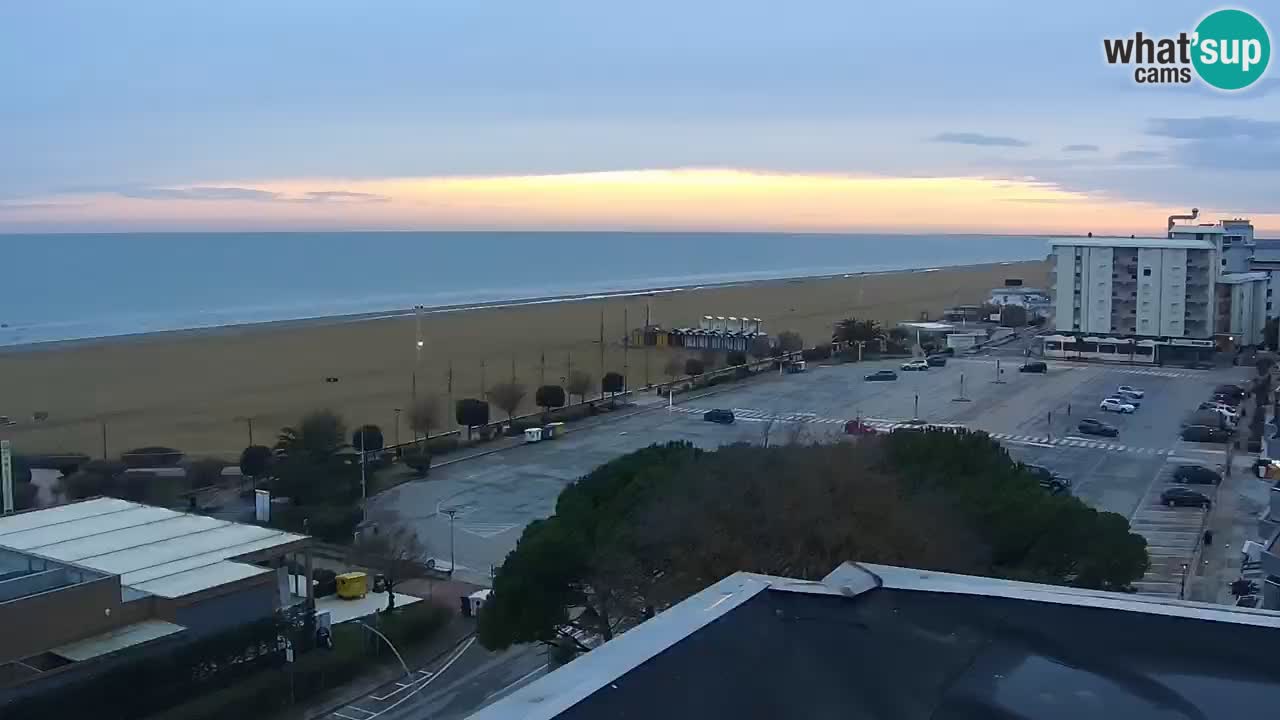 The beach of Bibione webcam – Italy