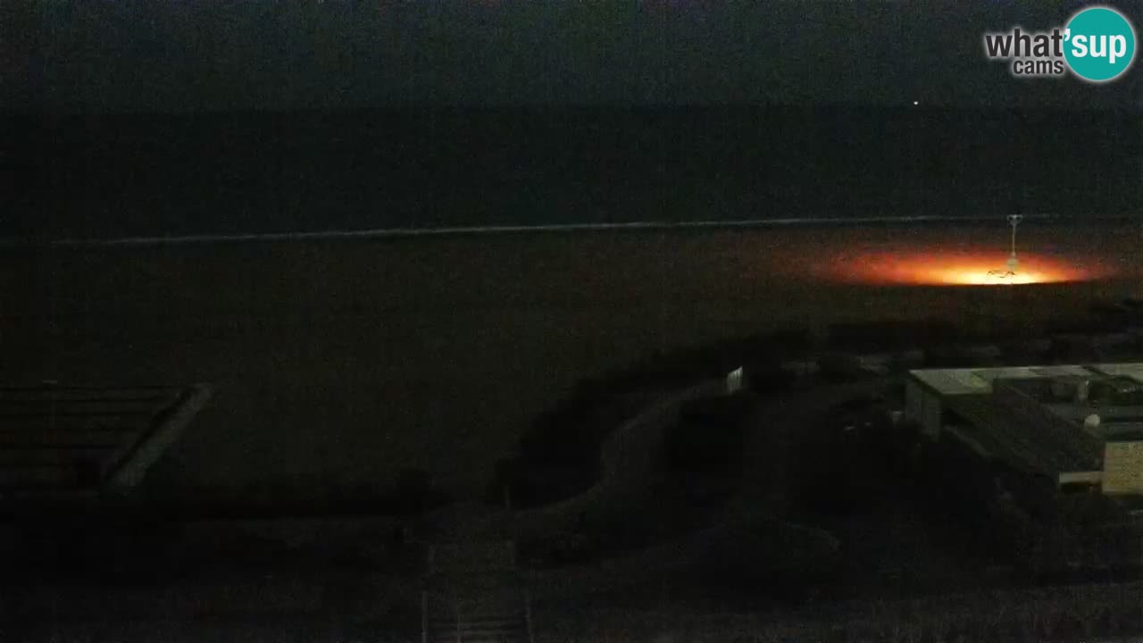 The beach of Bibione webcam – Italy