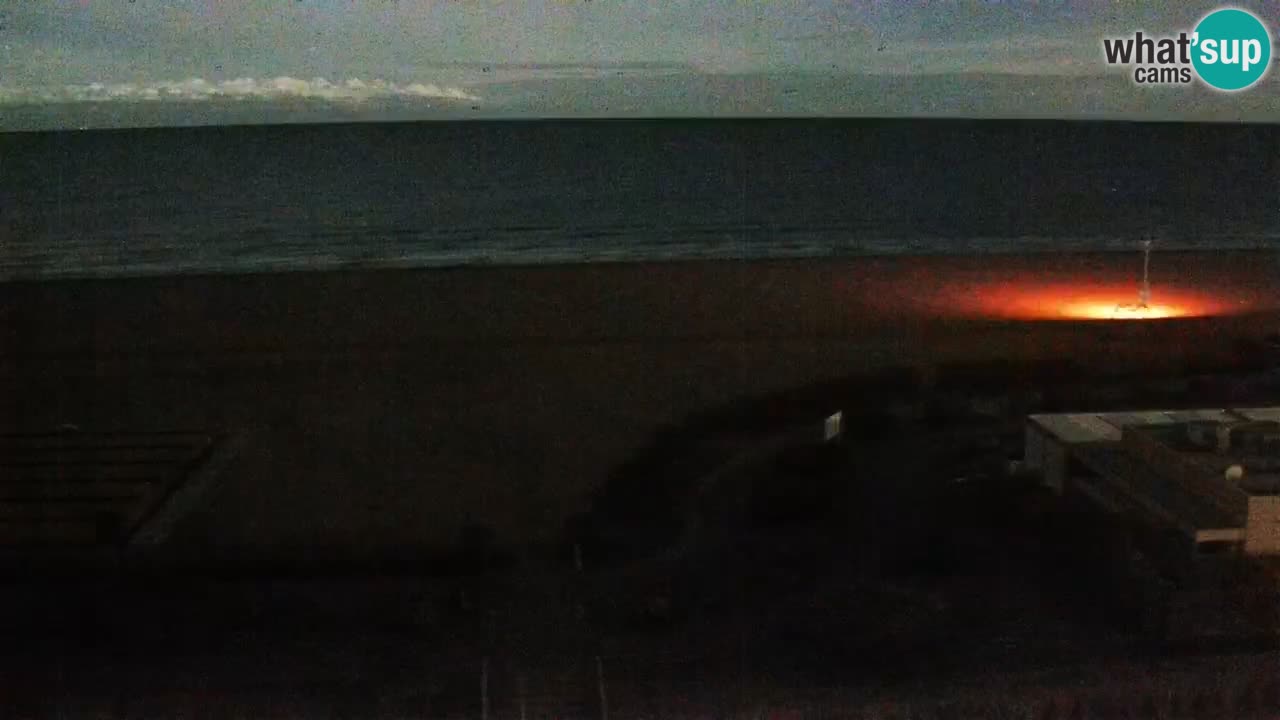 The beach of Bibione webcam – Italy