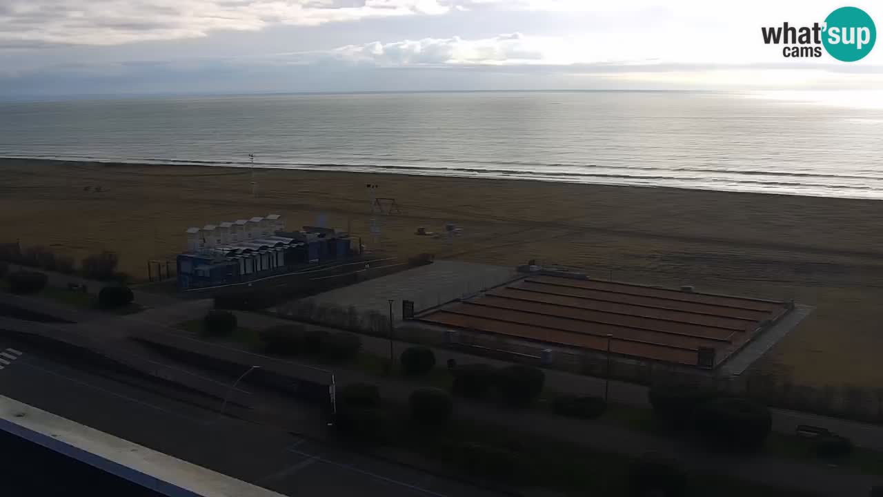 The beach of Bibione webcam – Italy