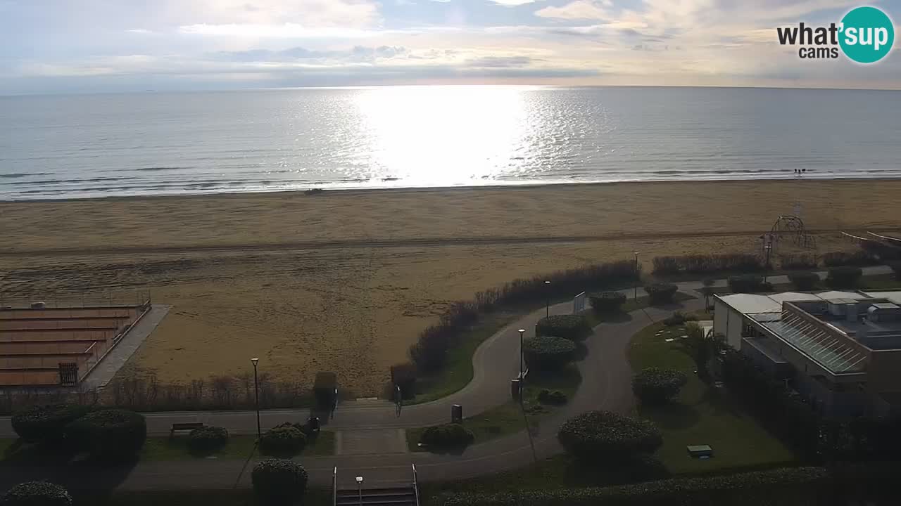 The beach of Bibione webcam – Italy