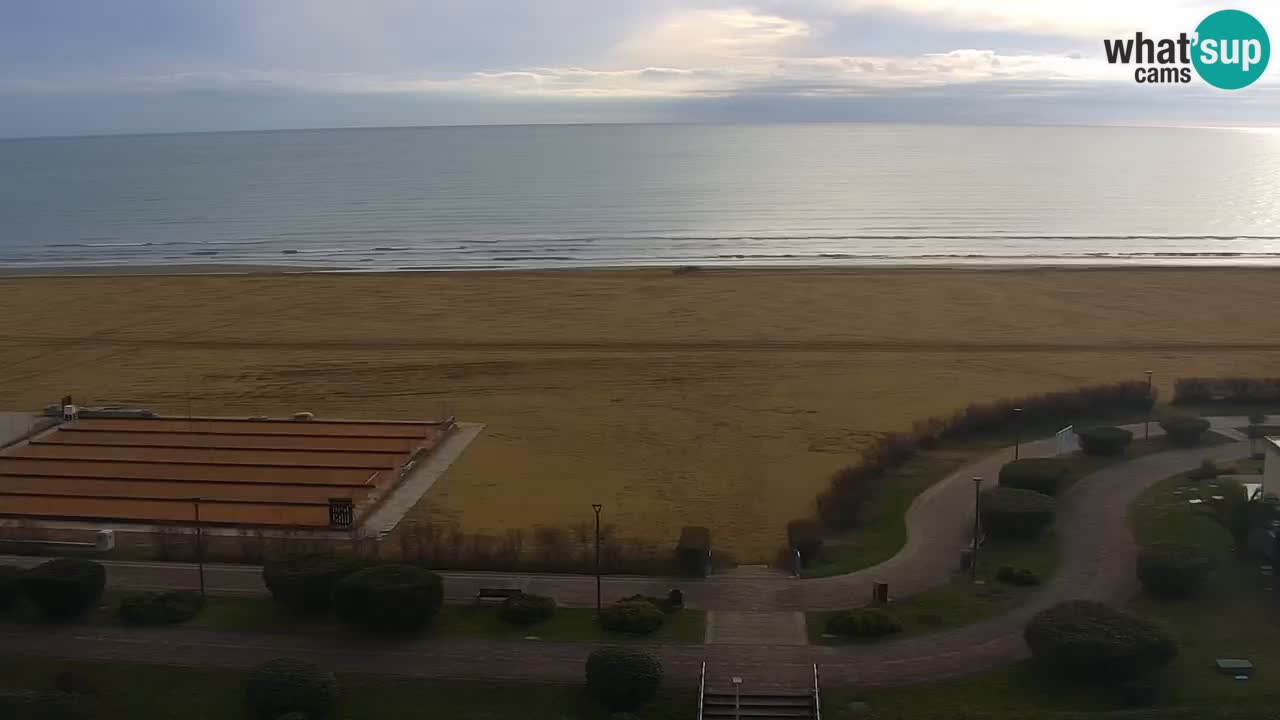 La camera en vivo de la playa de Bibione – Italia