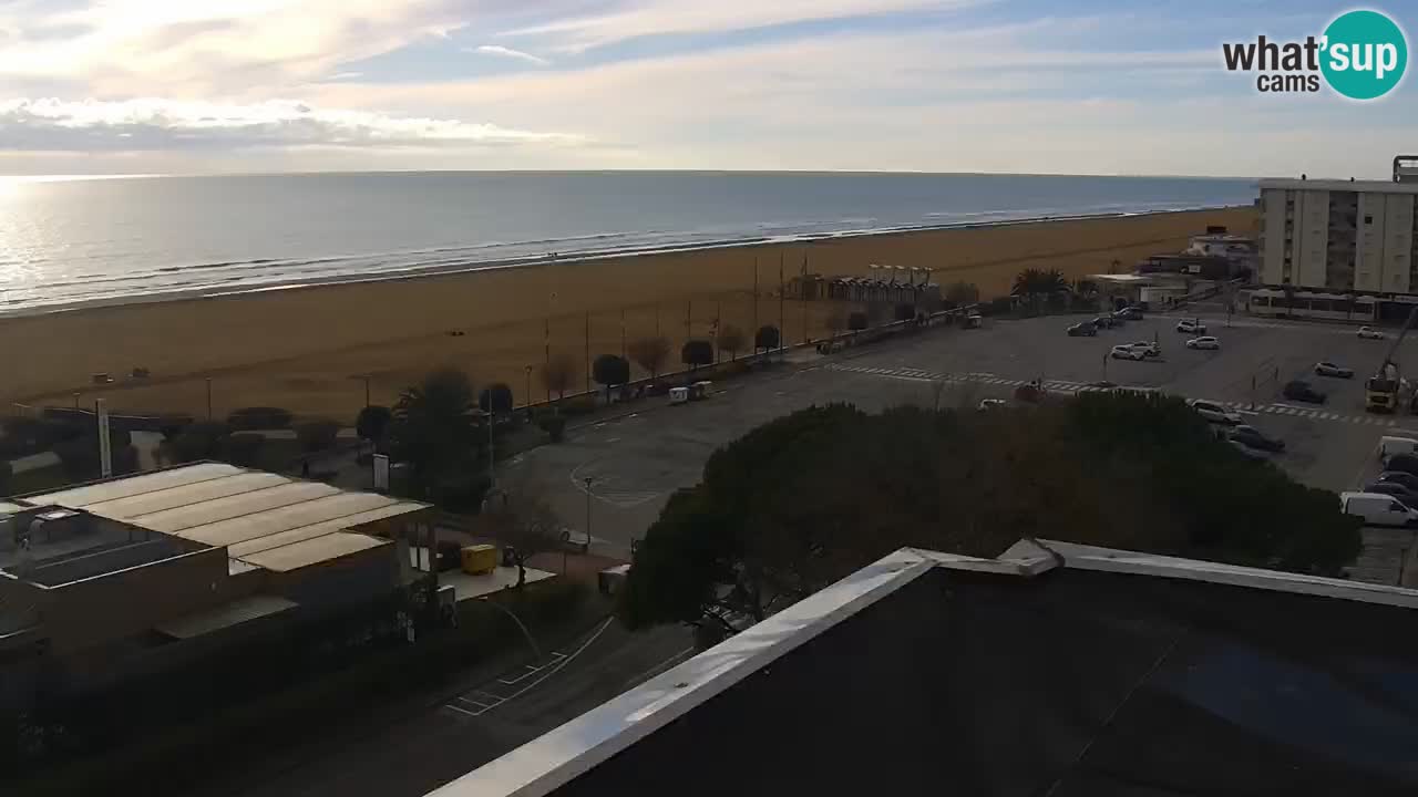 The beach of Bibione webcam – Italy