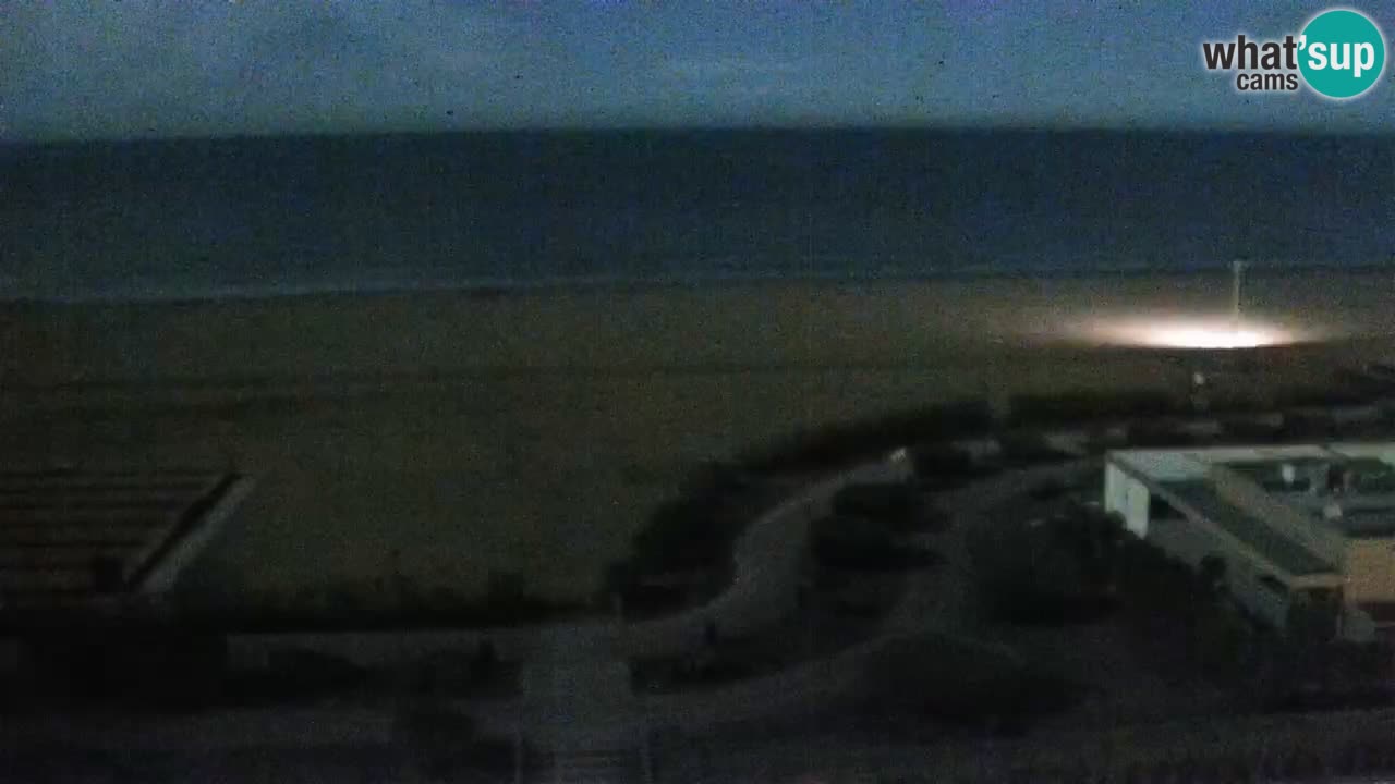 The beach of Bibione webcam – Italy