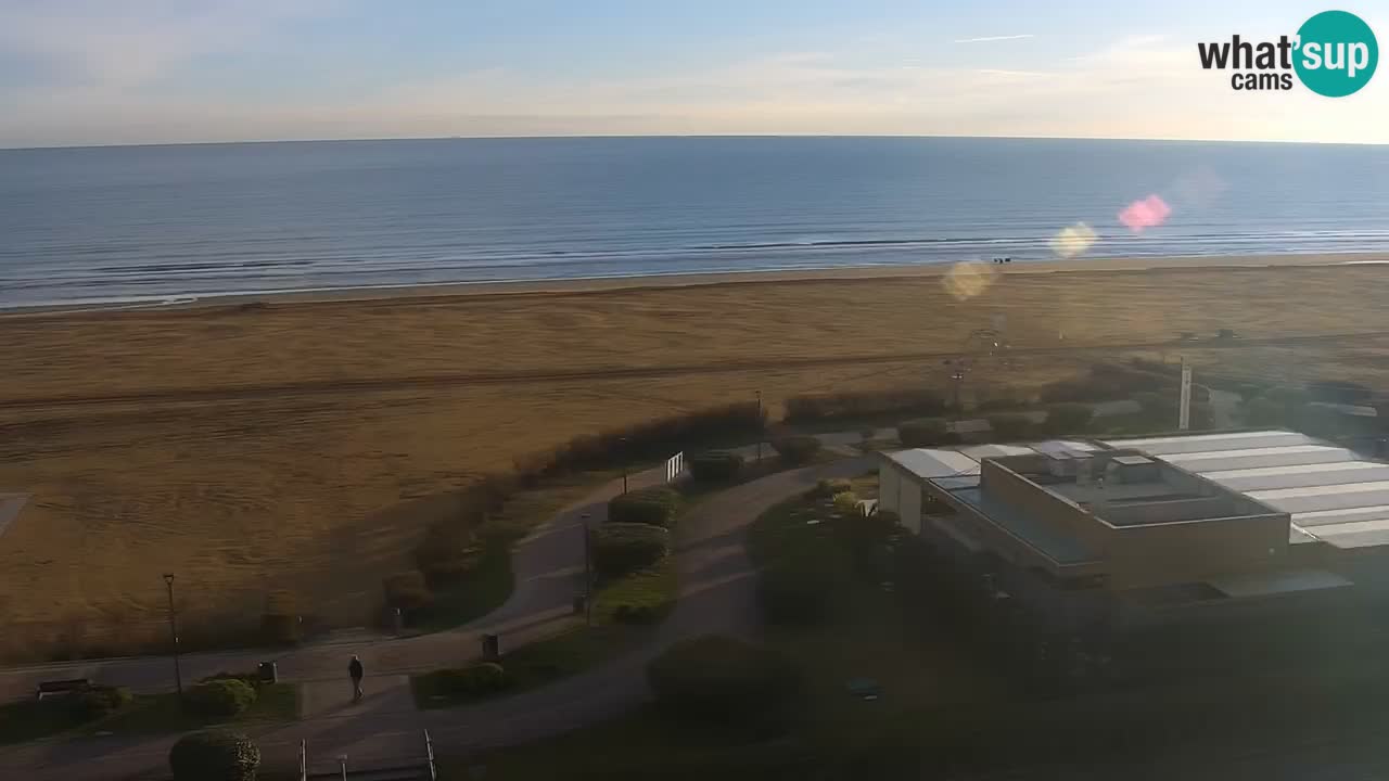 The beach of Bibione webcam – Italy
