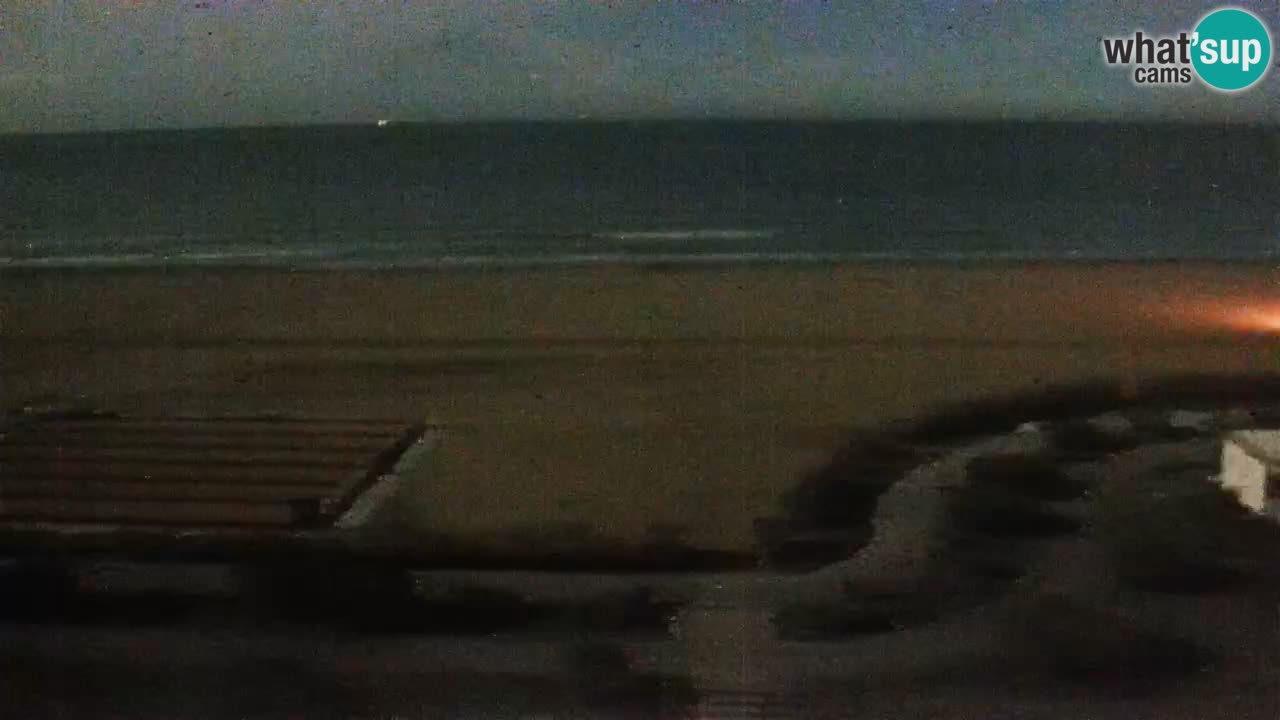 The beach of Bibione webcam – Italy