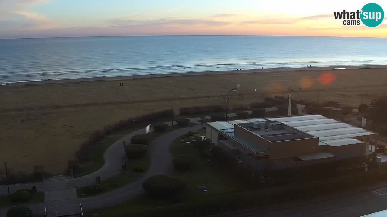 The beach of Bibione webcam – Italy