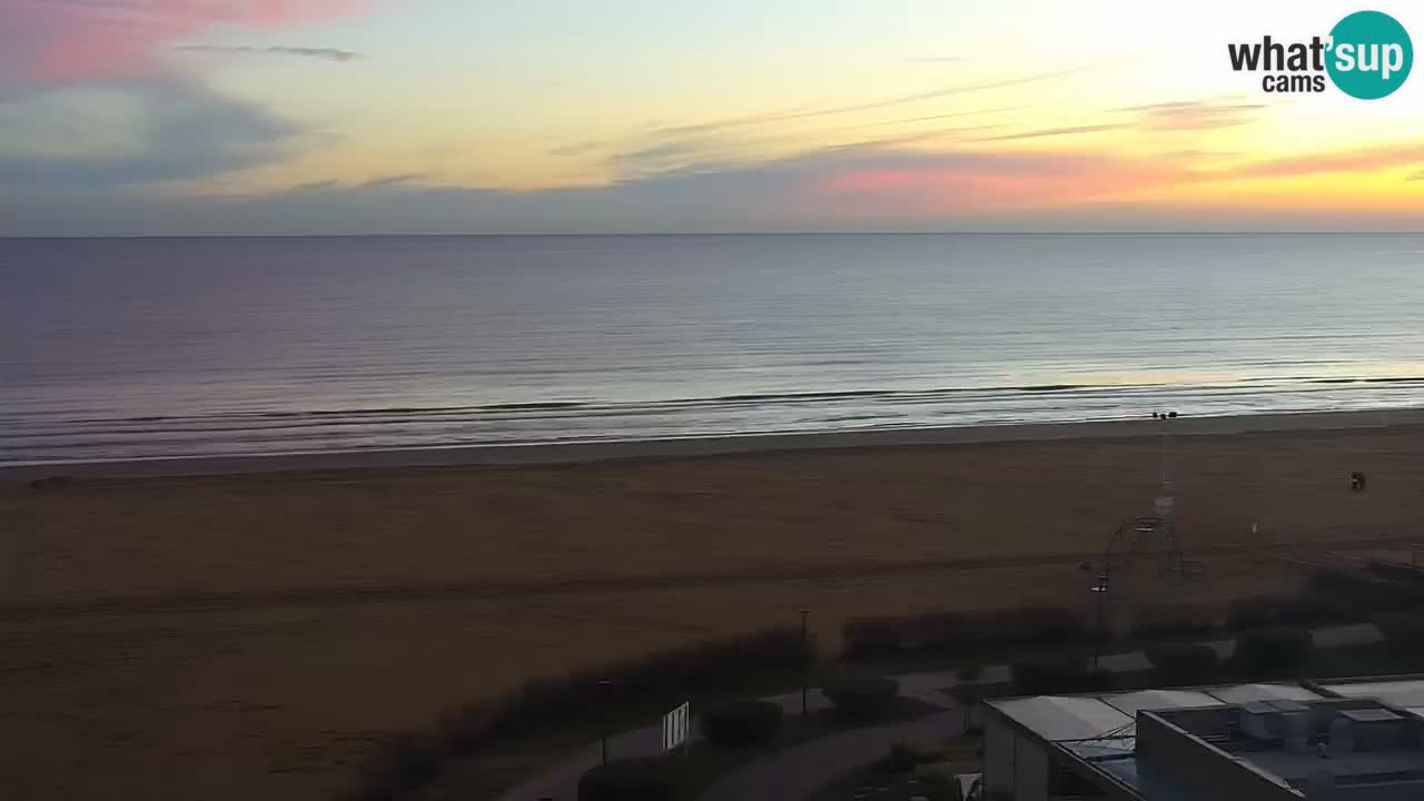 The beach of Bibione webcam – Italy