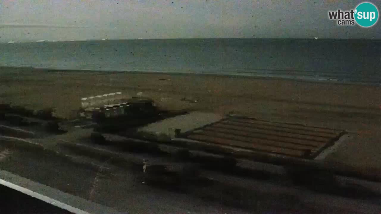 The beach of Bibione webcam – Italy