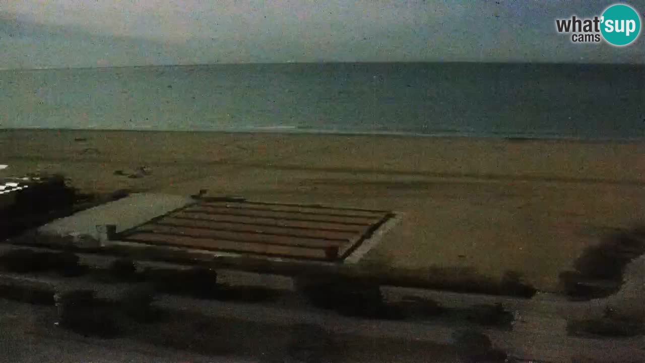 The beach of Bibione webcam – Italy