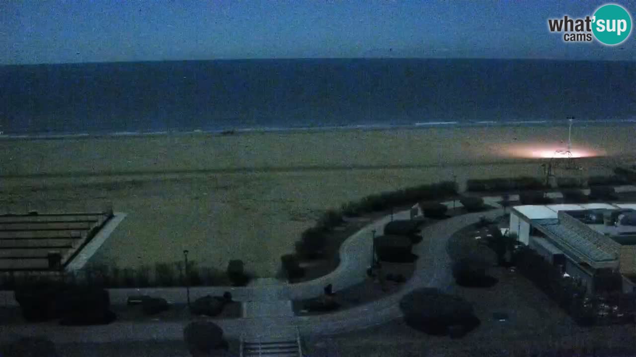 The beach of Bibione webcam – Italy