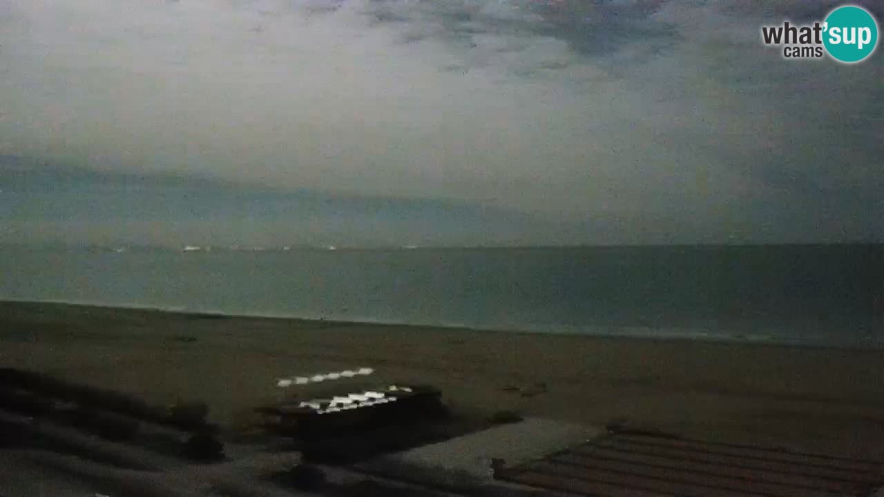The beach of Bibione webcam – Italy