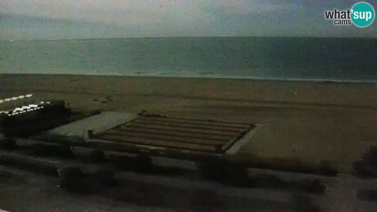 La spiaggia di Bibione webcam live e piazzale Zenit
