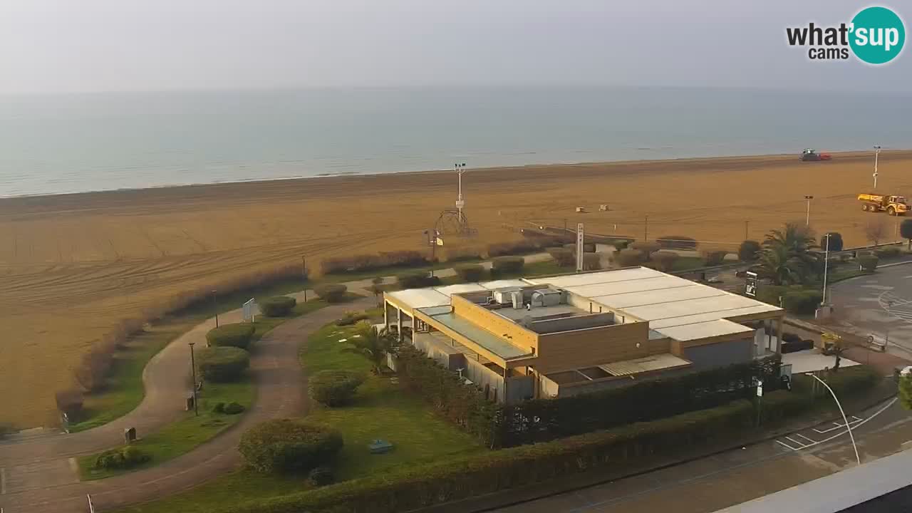 The beach of Bibione webcam – Italy