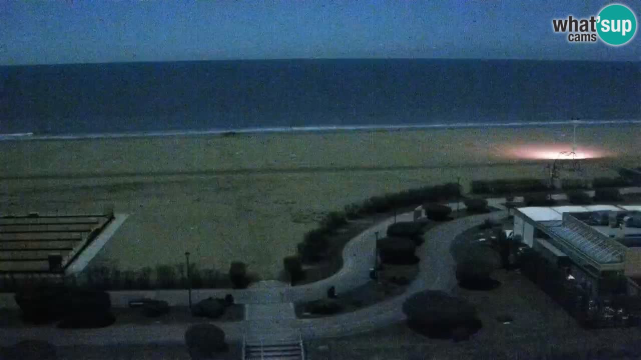 The beach of Bibione webcam – Italy