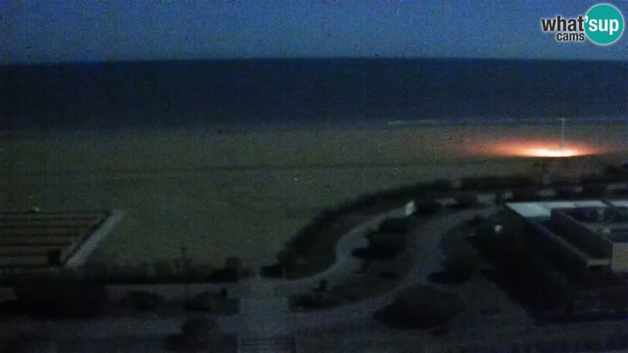 La spiaggia di Bibione webcam live e piazzale Zenit