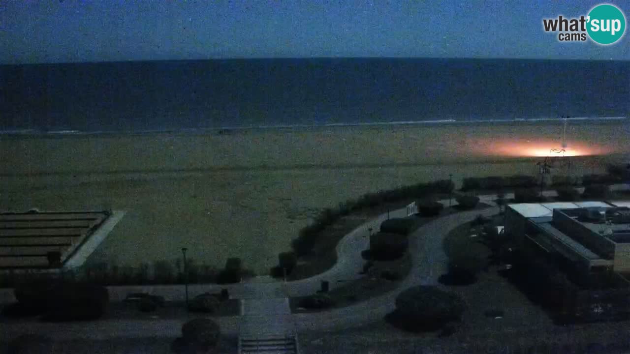 La spiaggia di Bibione webcam live e piazzale Zenit