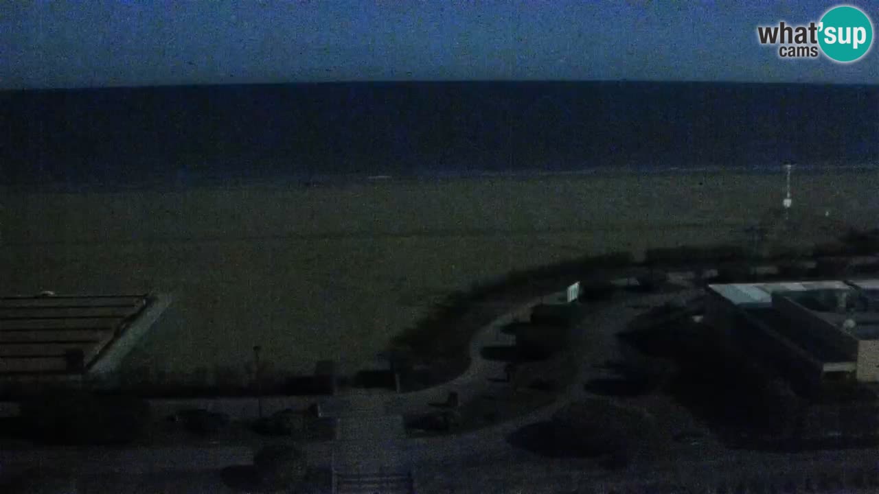 The beach of Bibione webcam – Italy