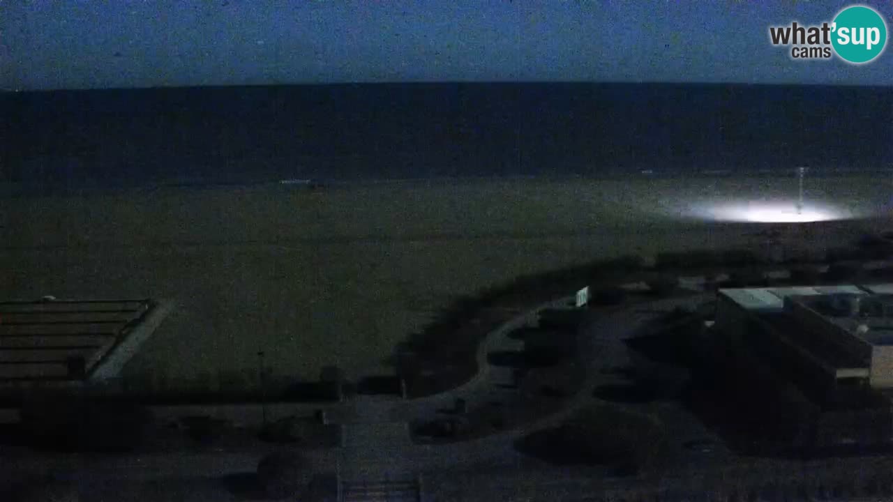 La spiaggia di Bibione webcam live e piazzale Zenit