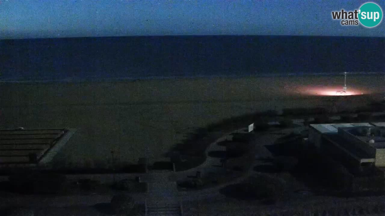 The beach of Bibione webcam – Italy