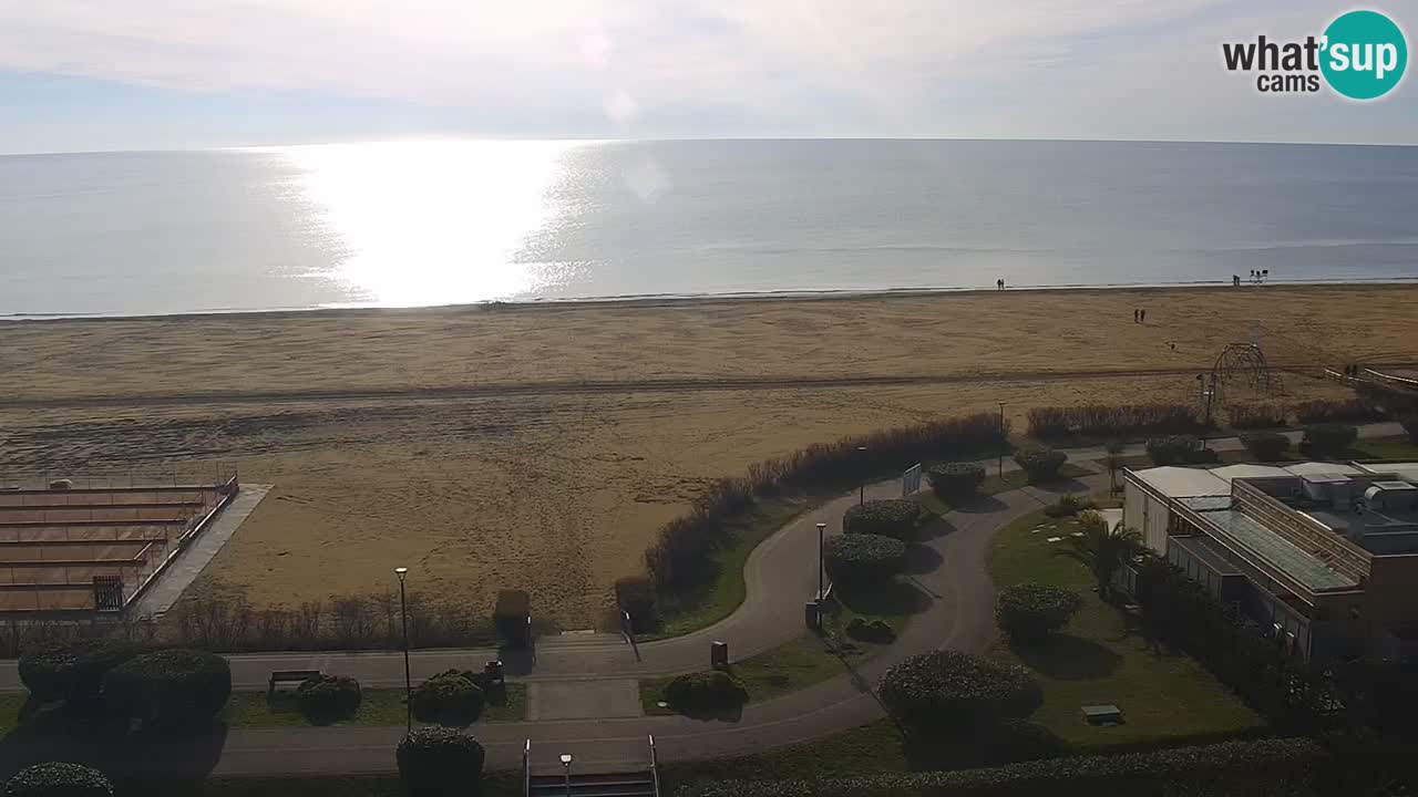 The beach of Bibione webcam – Italy