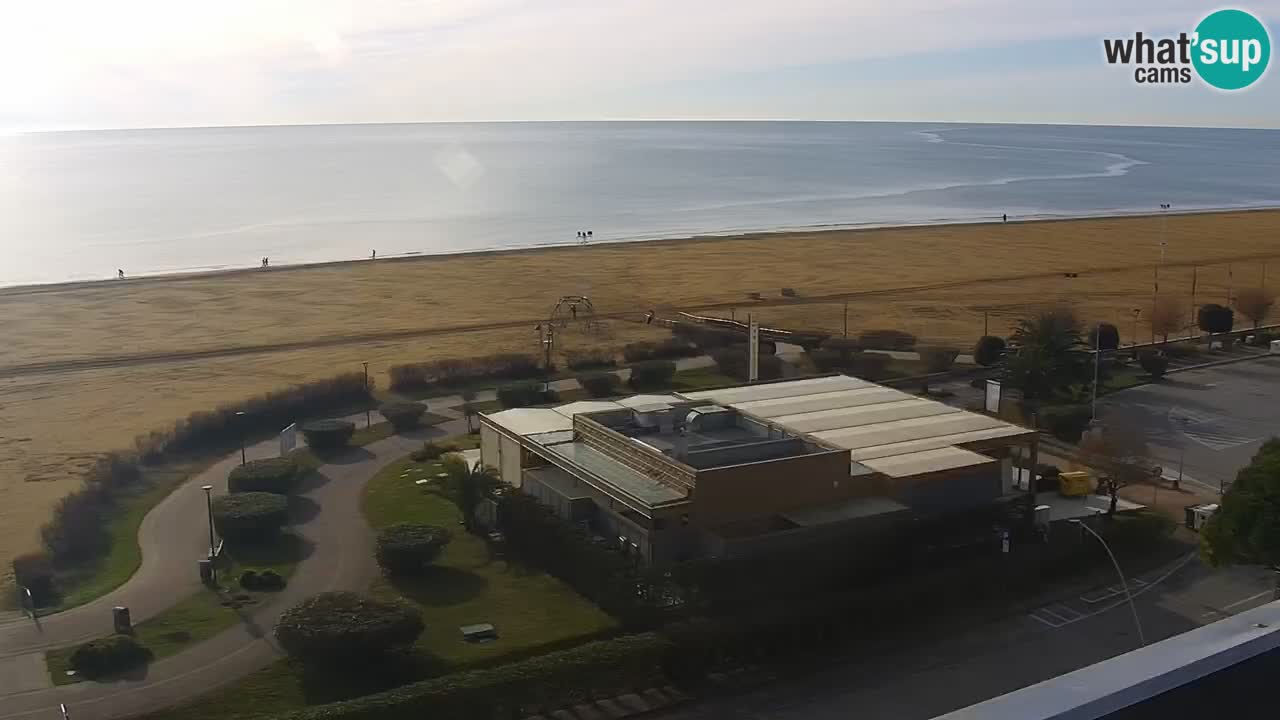 The beach of Bibione webcam – Italy