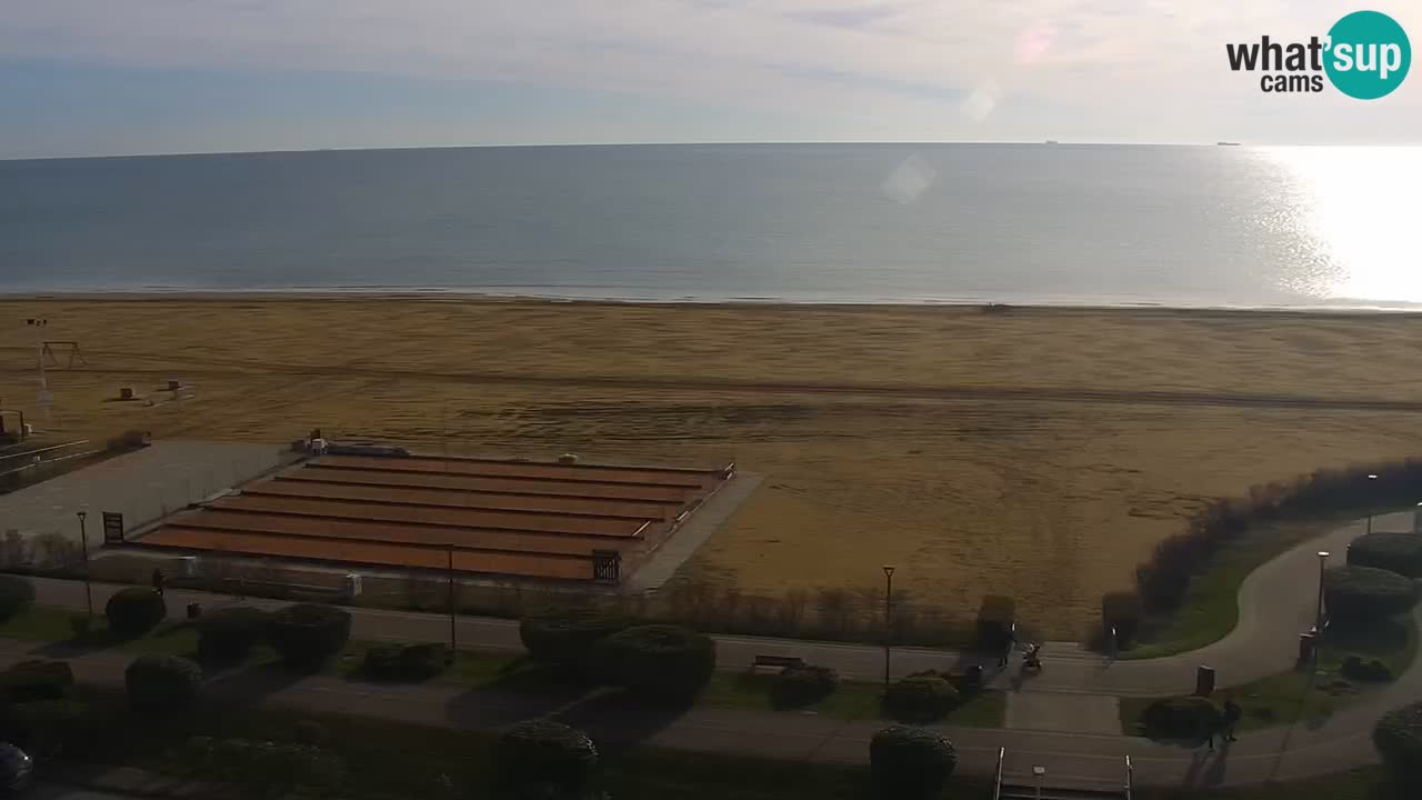 La camera en vivo de la playa de Bibione – Italia