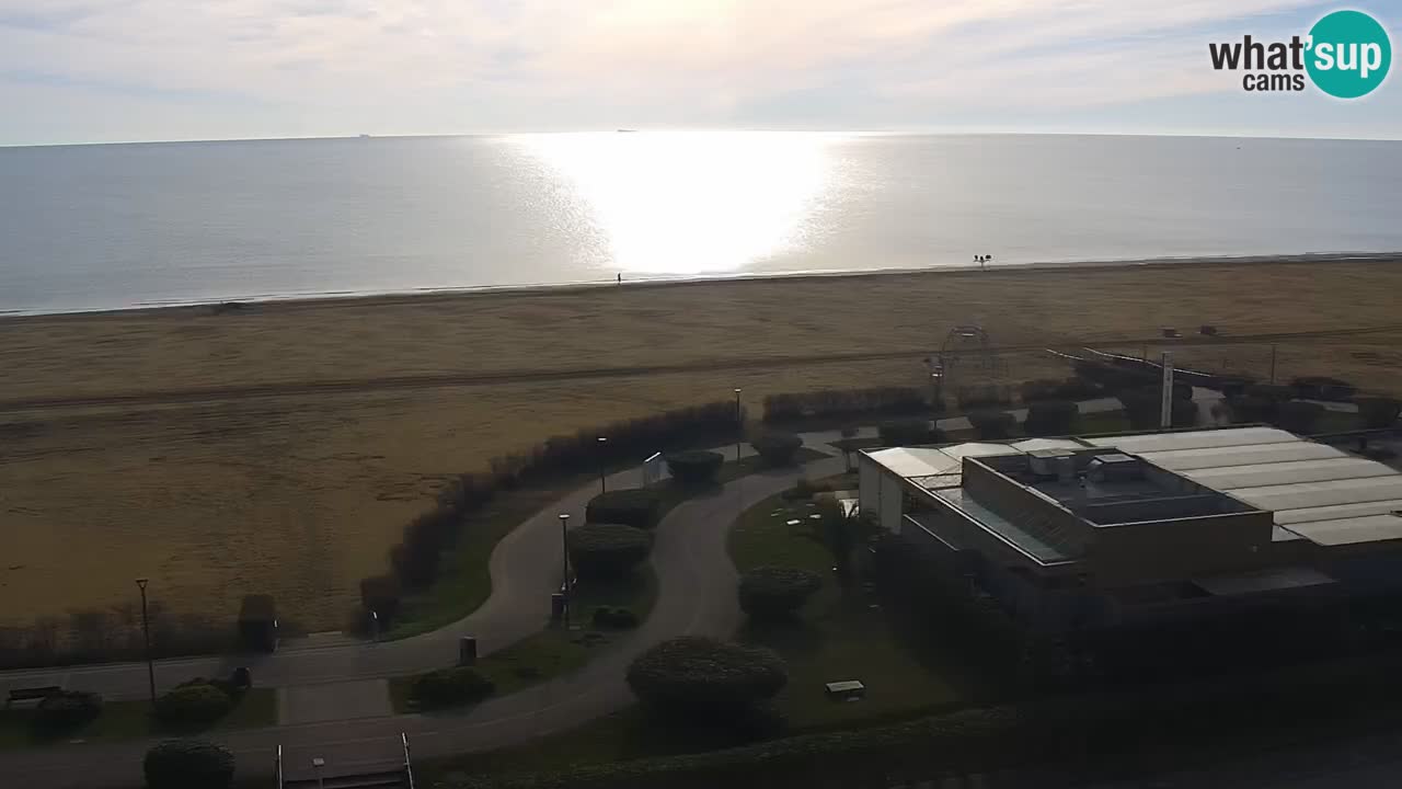 The beach of Bibione webcam – Italy
