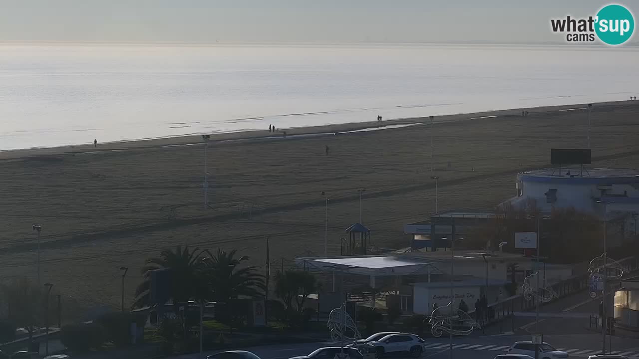 The beach of Bibione webcam – Italy