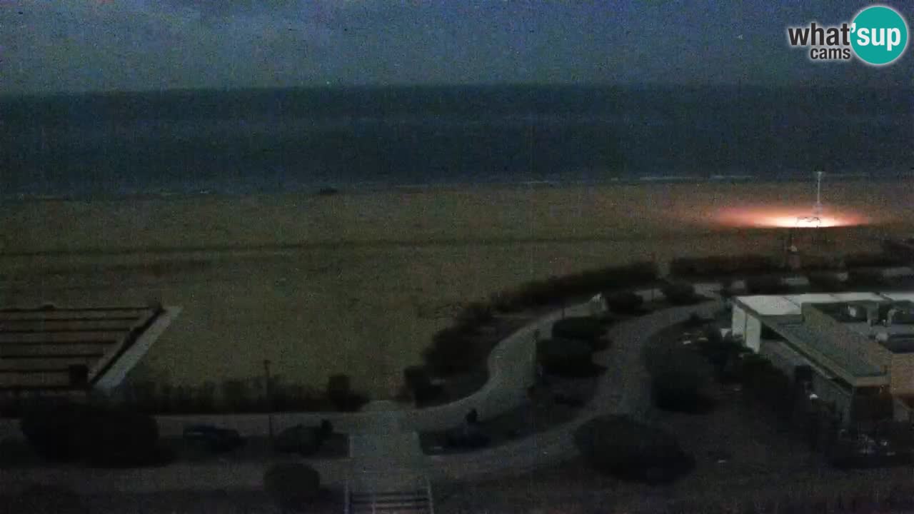 La spiaggia di Bibione webcam live e piazzale Zenit