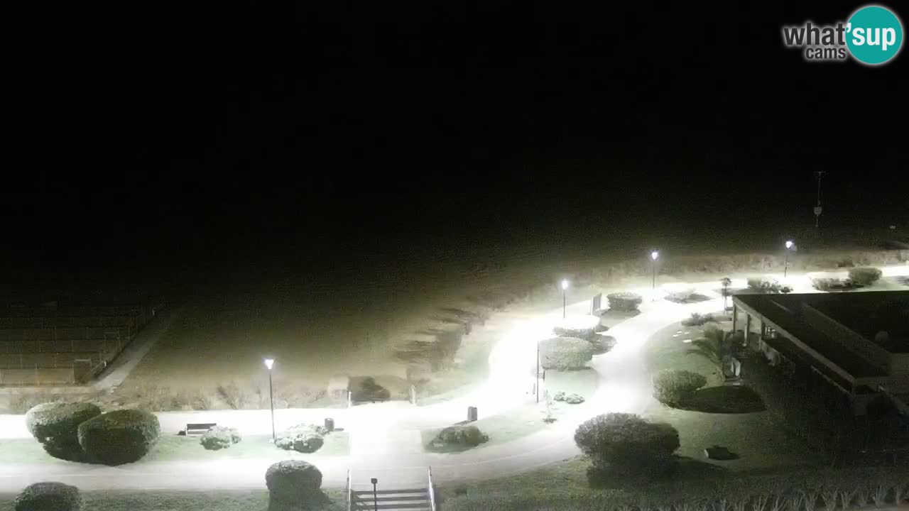 La spiaggia di Bibione webcam live e piazzale Zenit