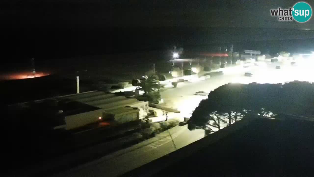 La spiaggia di Bibione webcam live e piazzale Zenit