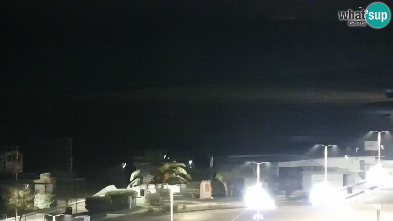 The beach of Bibione webcam – Italy