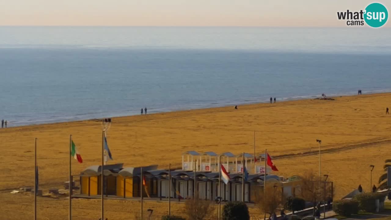 La camera en vivo de la playa de Bibione – Italia
