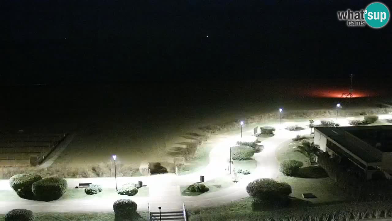 The beach of Bibione webcam – Italy