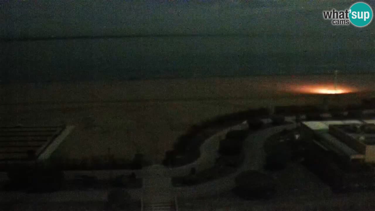 The beach of Bibione webcam – Italy