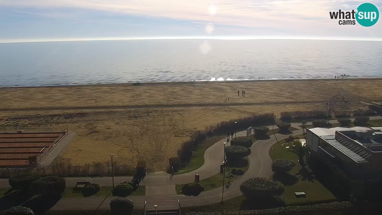 The beach of Bibione webcam – Italy