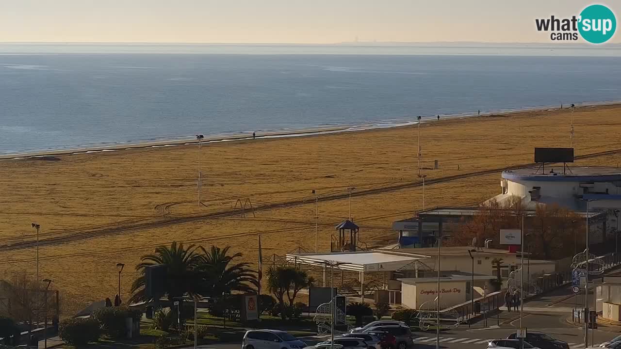 The beach of Bibione webcam – Italy